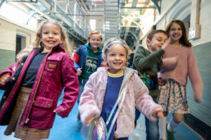 Children having fun at Shepton Mallet Prison