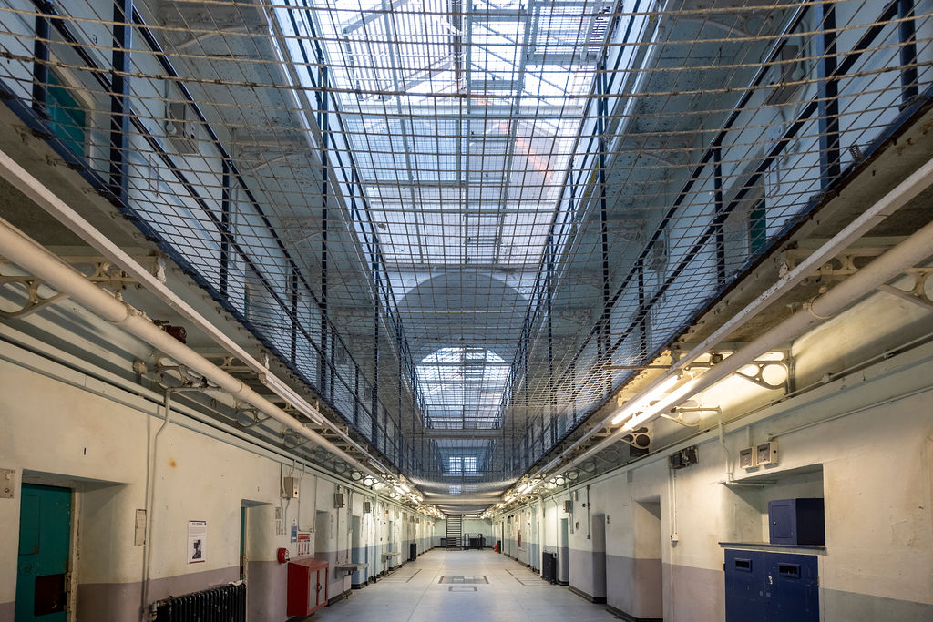 Interior of Shepton Mallet Prison.