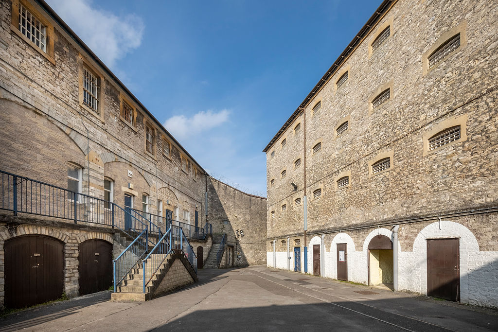 Exterior of Shepton Mallet Prison