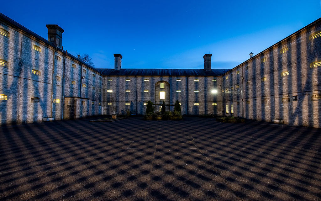 The exterior of Shepton Mallet Prison